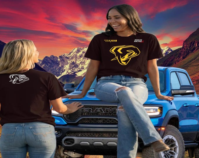 Ram Truck Racing PNG for DTF printing