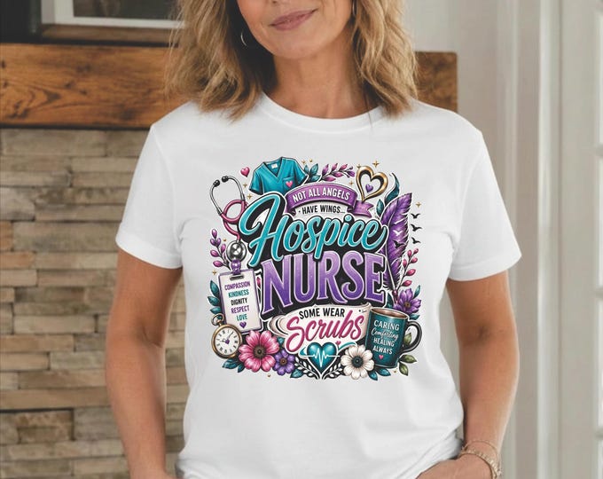 Hospice Nurse PNG for DTF printing