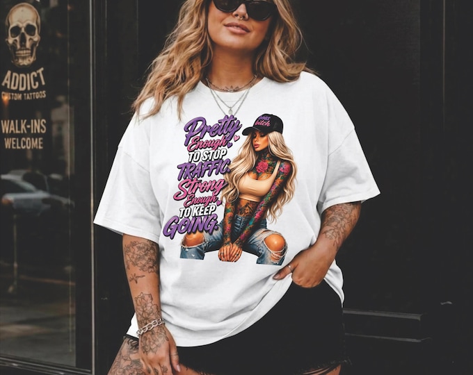 Pretty Enough PNG for DTF printing