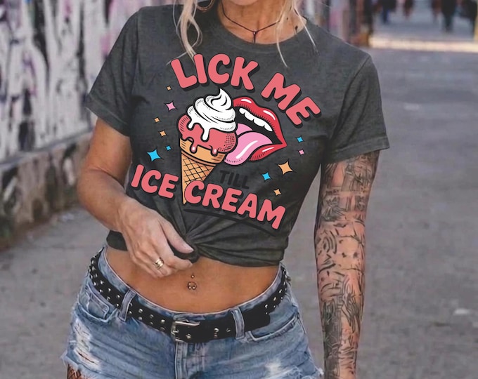 Lick Me PNG for DTF printing