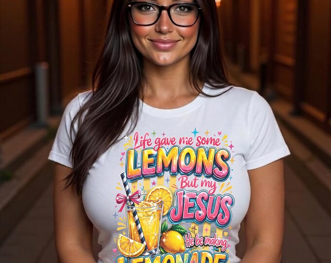 Life gave me lemons PNG for DTF printing