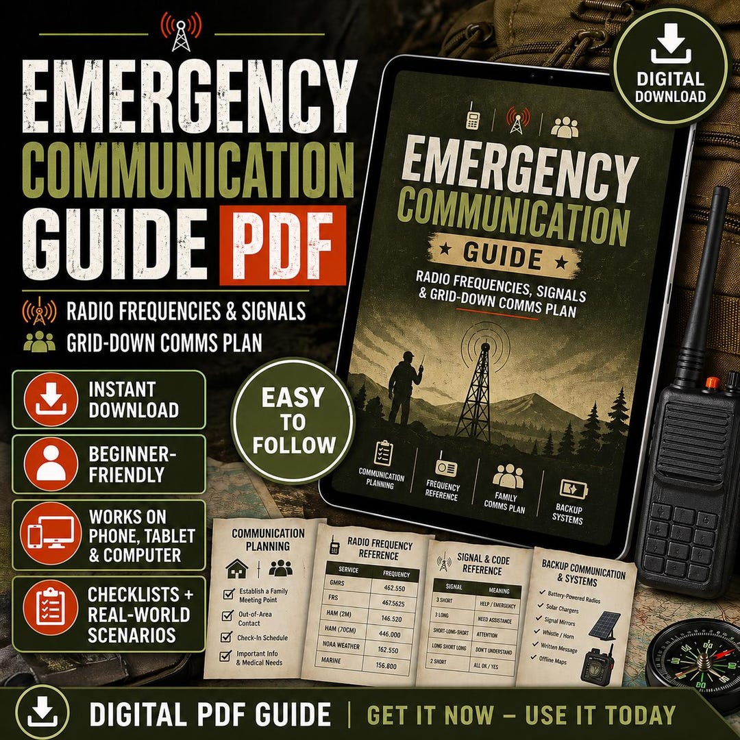 Comms Training Guide Emergency Communication Guide PDF | Radio Frequencies & Signals | Grid ...