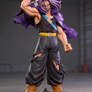 Archivo STL 3D de Trunks del Futuro de Dragon Ball Z - Diseño digital para impresión 3D