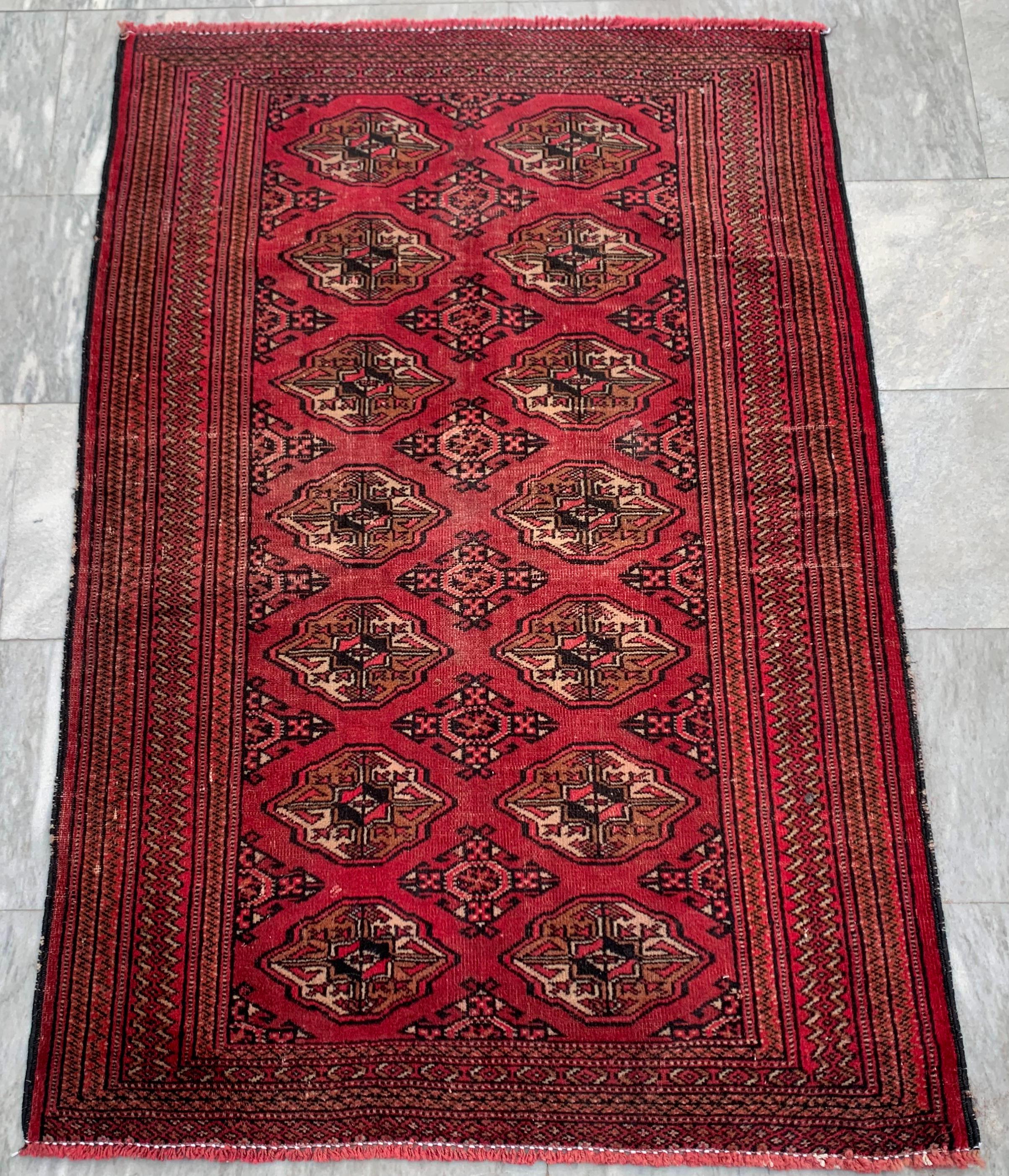 Antique Afghan Rug - Etsy