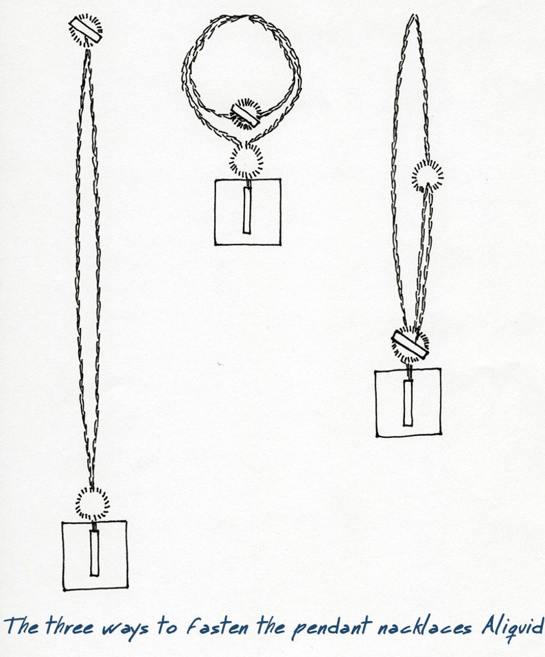 Total black necklace / Minimal necklace / Modern black ceramic pendant / Ceramic jewelry / Minimal jewelry / Modern jewelry / Aliquid image 4