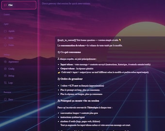 OpenClaw Retro 80-tals Synthwave Dashboard-tema | Anpassat ClawdBot-gränssnitt | Animerade cyanrosa neonramar | 4K retrobakgrund