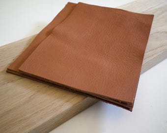 Pflanzlich gegerbtes Leder | Braune Lederreste zum Basteln, Japan