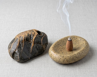 Natural Stone Incense Burner: Minimalist Holder to Large Ash Catcher Bowl