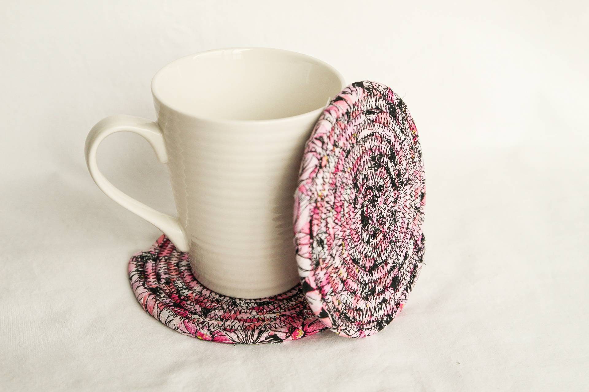 Clothesline Coasters Coasters Coiled Coasters Scrappy Etsy