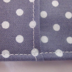 Card Holder, mini pocket wallet, grey, polka dots image 3