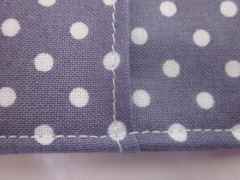 Card Holder, mini pocket wallet, grey, polka dots image 3