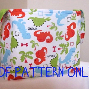 PDF Sewing Pattern / Fabric Diaper Caddy Sewing Pattern / Fabric Storage Basket Sewing Pattern, INSTANT Download