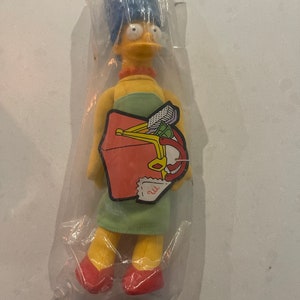 Vintage 1990 Marge Simpson Collectible Doll from Burger King - Rare 90&#39;s Simpsons Collectible Nostalgia - NEW