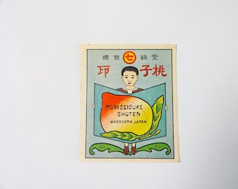 1940's Japanese Vintage label