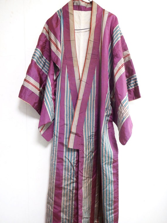 SALE 20/% off 4pc Destash Vintage KIMONO Fabric Small Scrap