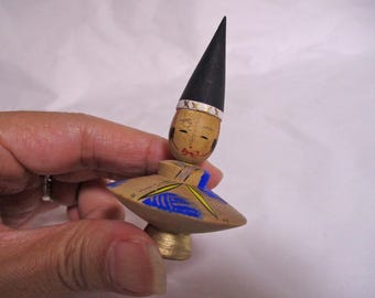 2.9inch Vintage Japanese Wooden KOKESHI Doll 2290