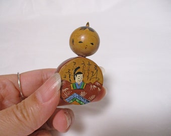 Vintage Japanese Miniature Wood KOKESHI Doll 1629
