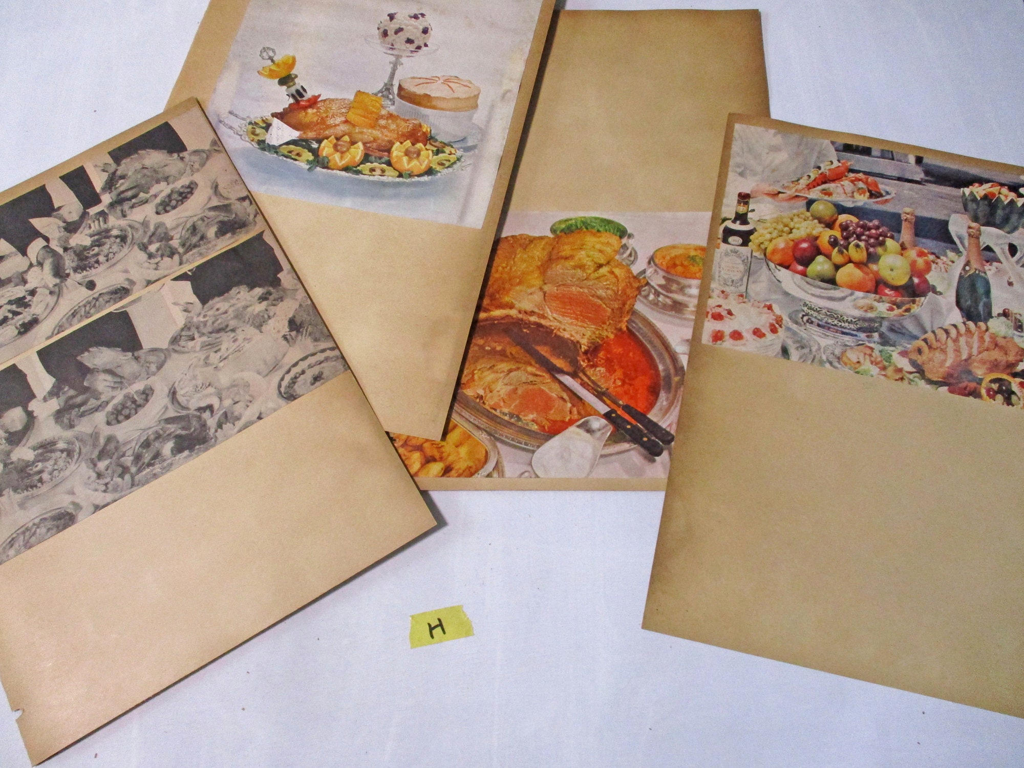 JUNK 7ページ 1960～70年代 ビンテージ スクラップブック ページ