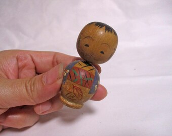 2.3inch Vintage Japanese Wooden KOKESHI Doll 2322