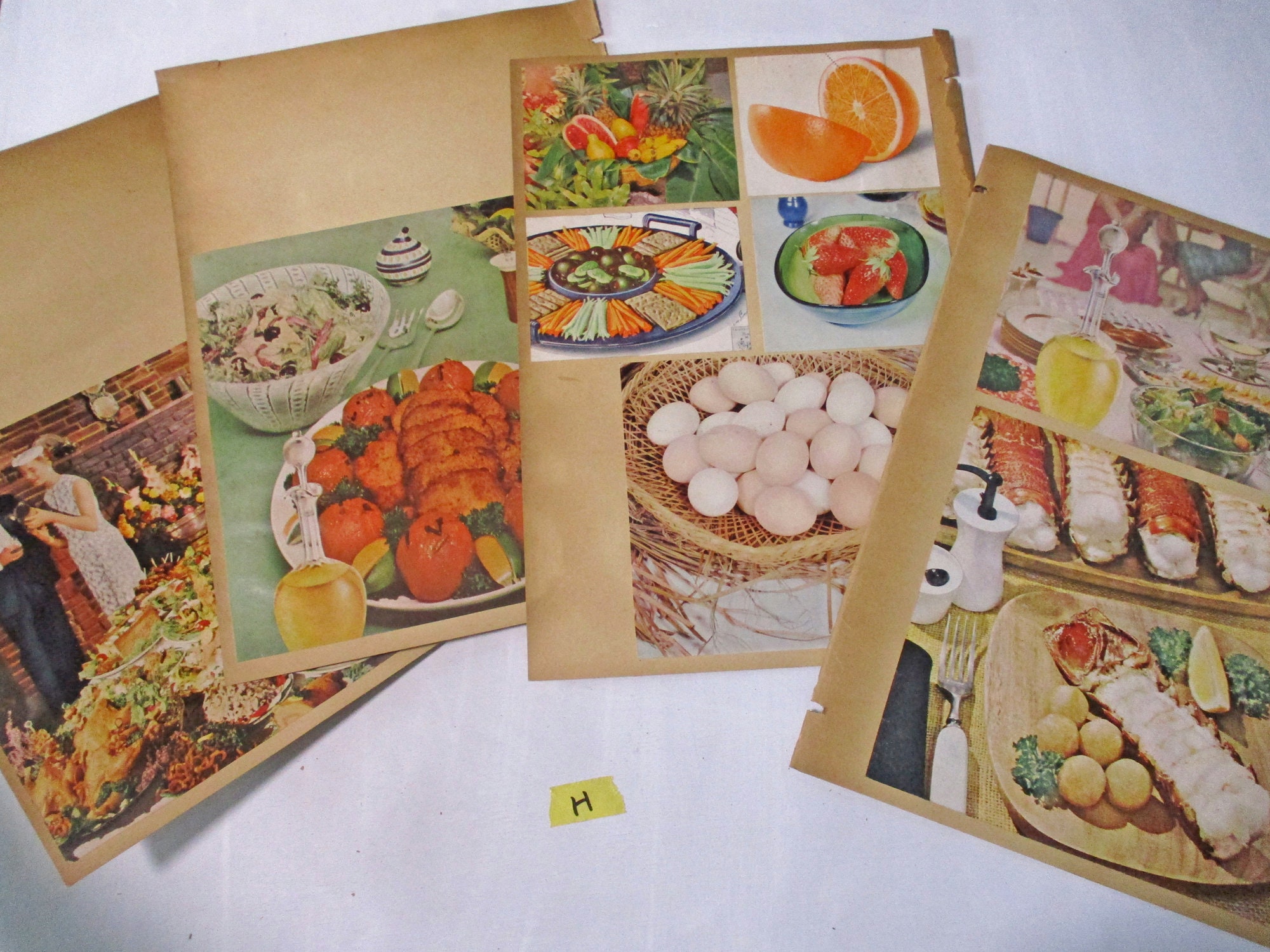 JUNK 7ページ 1960～70年代 ビンテージ スクラップブック ページ