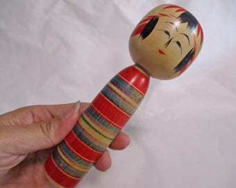 5.7inch Vintage Japanese Wooden KOKESHI Doll 2264