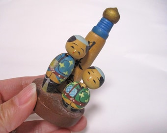 4.7 インチ ヴィンテージ 日本の伝統的な木製こけし人形 1680 - Etsy 日本