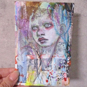 Carte postale originale Technique mixte Dessin