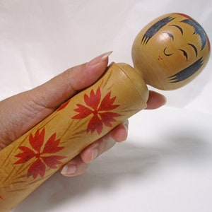 7.2inch Vintage Japanese Traditional Large Wood KOKESHI Doll 1794