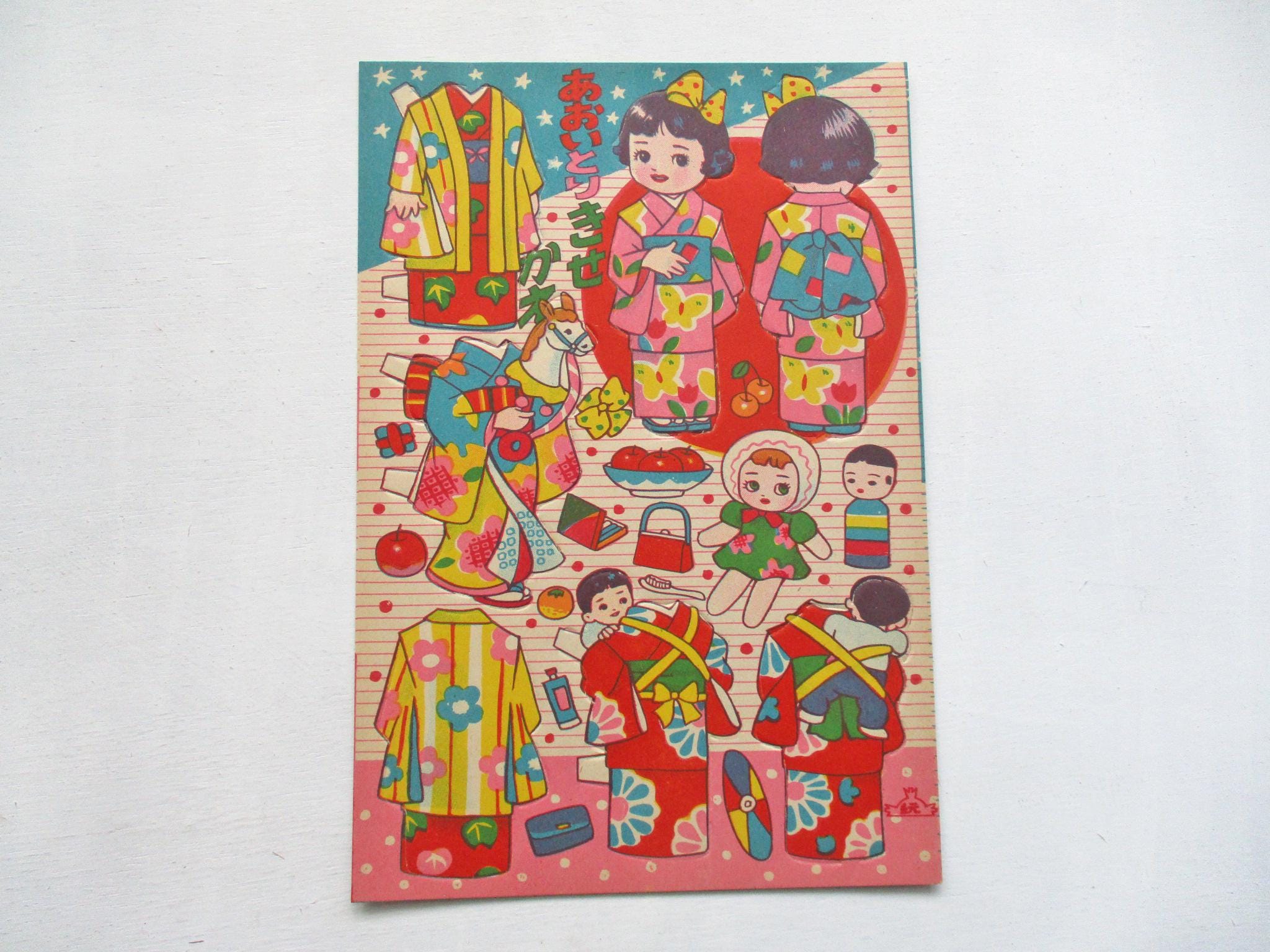 1960年代のビンテージ紙製着せ替え人形 - Etsy 日本