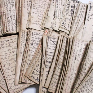 1890 to 1900s Used 10vintage Japanese military mail Postcards Collage Paper Ephemera Random Assorted Pack 24027