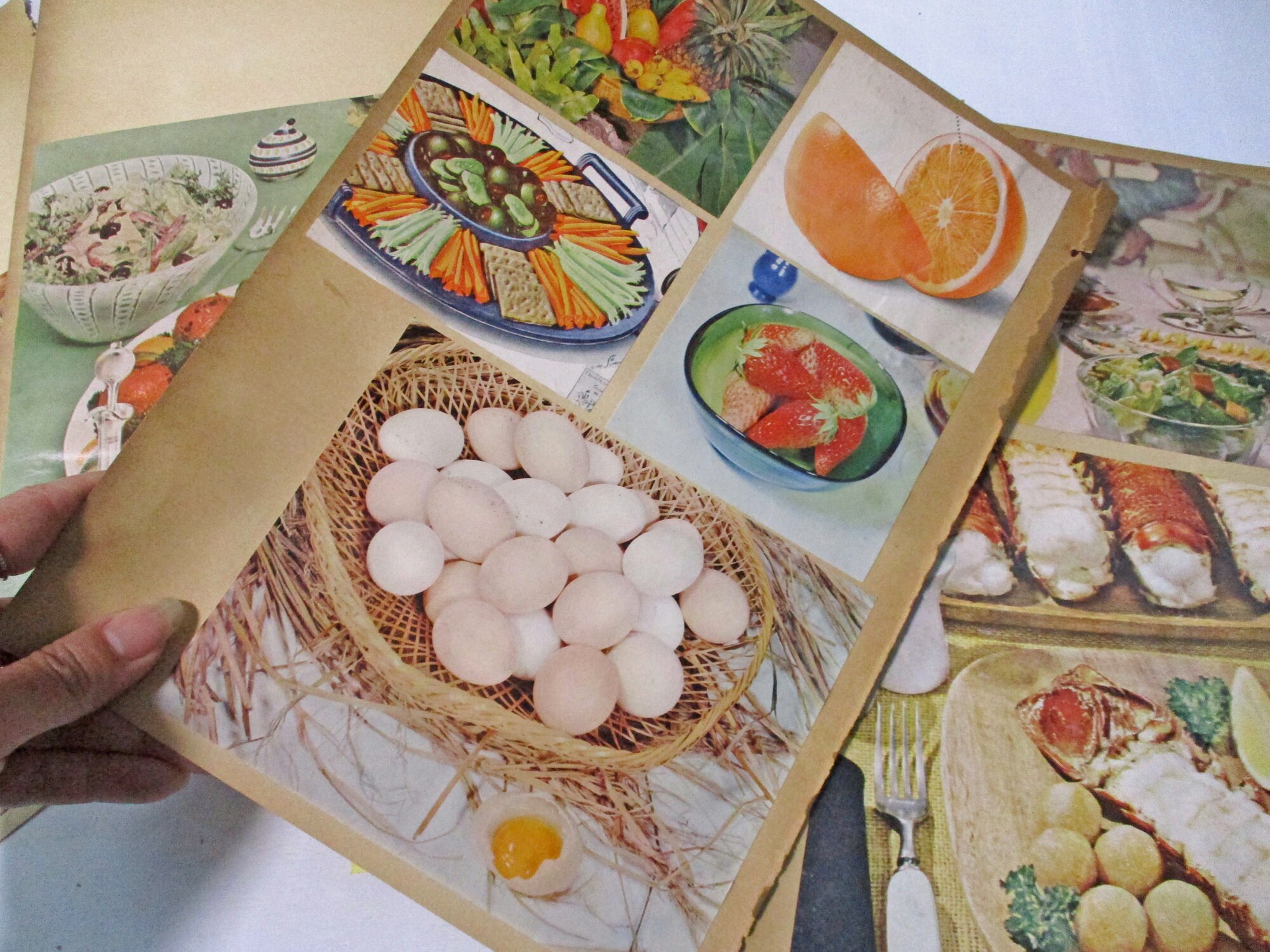 JUNK 7ページ 1960～70年代 ビンテージ スクラップブック ページ