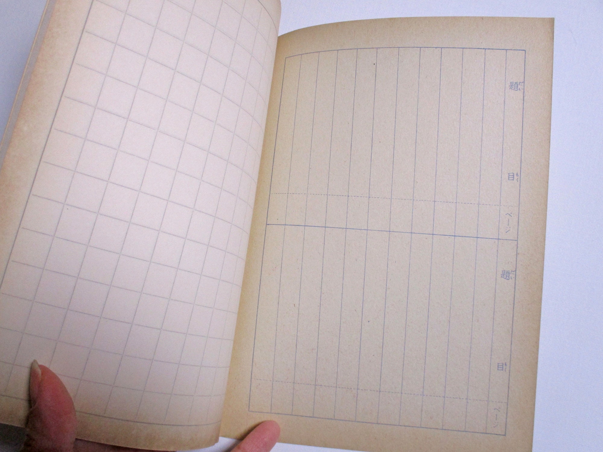 1960s Japanese Language Notebook for Japanese Elementary School ...