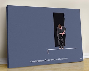 Truman Show Inspired Poster, Mid Century Modern Poster, Retro Art Print