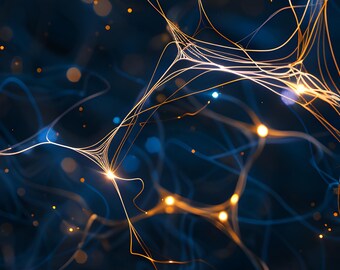 Neural Network Art Print | Geometric AI Tech Decor (Instant Download)