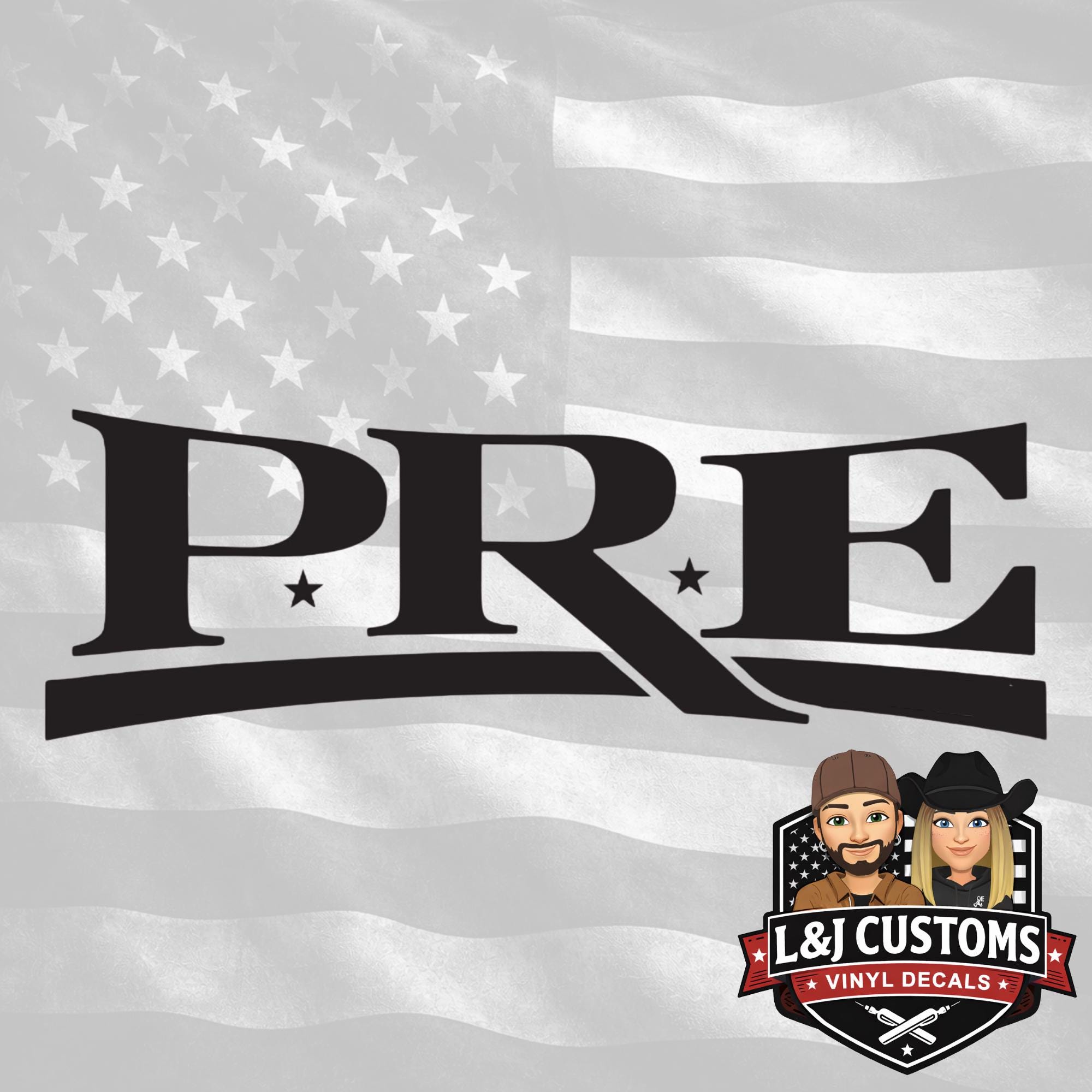 Pre Decals Custom PRE Decal - Car & Truck Decal - Etsy