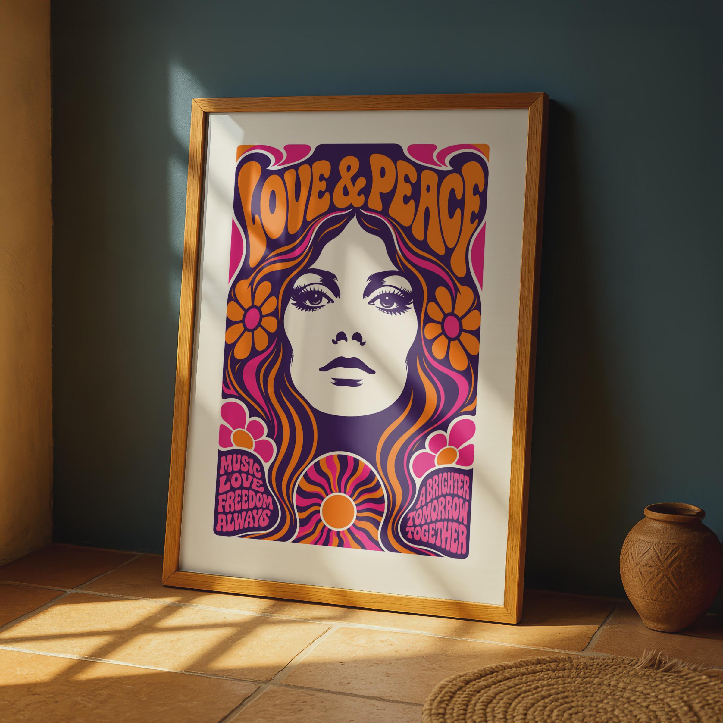 1960s Peace Poster - Etsy