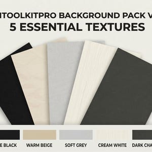 Minimal Neutral Background Pack Black Beige Grey Cream Charcoal Printable Digital Paper Bundle Canva Backdrop Texture Instant Download