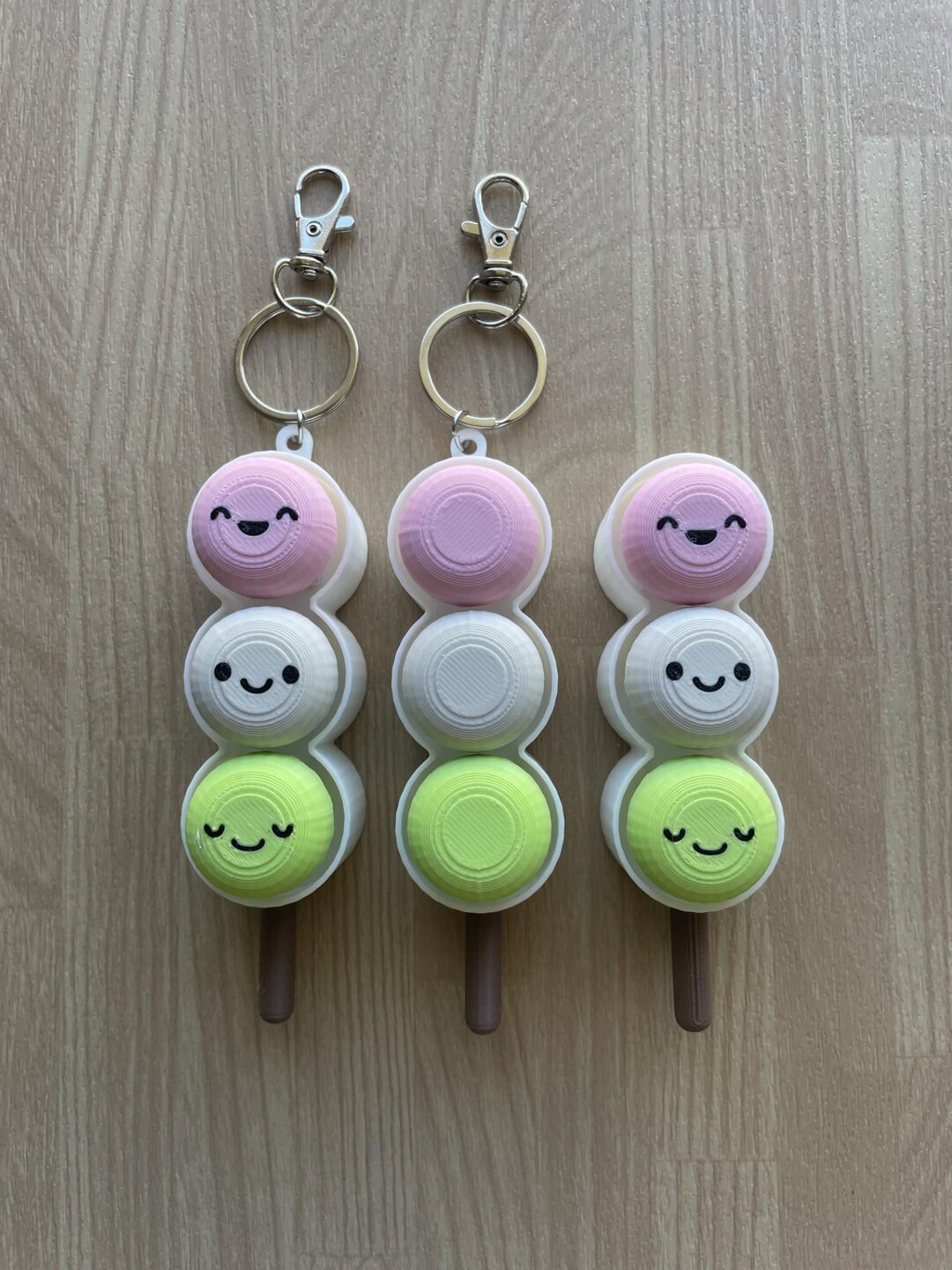 Cute Face or Plain Dango Japanese Food Dumpling Dessert Fidget Clicker ...