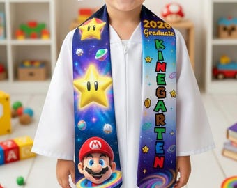 Estola personalizada de graduación de jardín de infantes 2026
