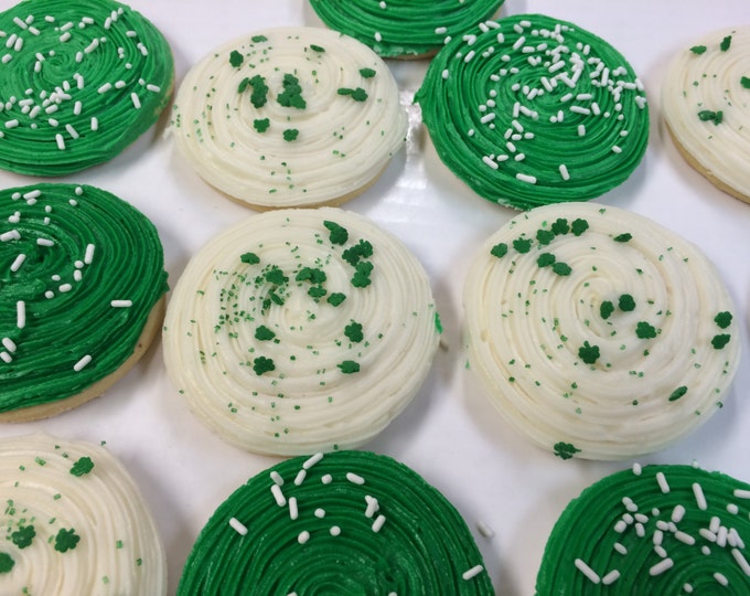 3 Inch Round St. Patrick's Day Iced Sugar Cookies - Etsy