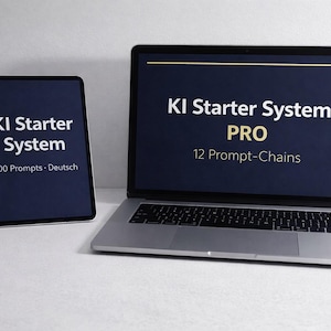 Sistema completo de IA 2026 | Sistema básico + Paquete PRO | ChatGPT Claude Gemini Prompts Alemán