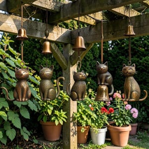 Campana Strega Porta Con Campanelli E Simboli Protettivi, Decorazione Boho Per Casa E Giardino (lunghezza 43 Cm)