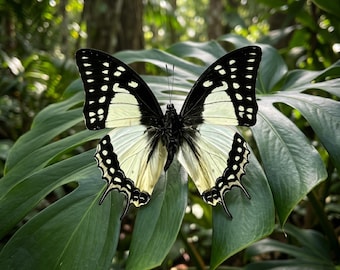 Mariposas disecadas/Mariposas cola de golondrina reales, lote de especímenes sin montar, suministros de entomología para manualidades, arte de la naturaleza estilo Dark Academia