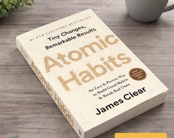 Atomic Habits Journal | Physical Habit Stacking Planner | Hardcover Log