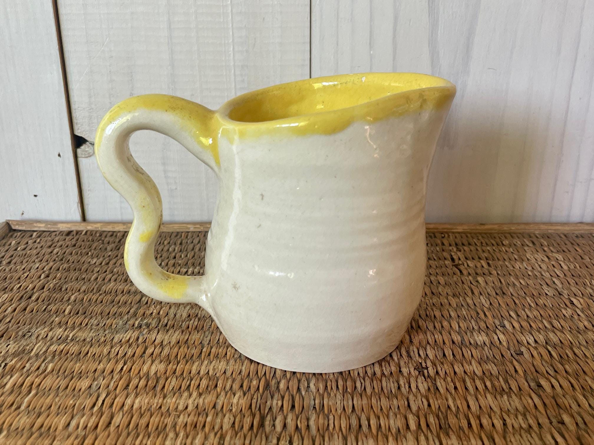 Vintage 1953 Dutch Milk Maid Pitcher: Hand-painted Spring Vase - Etsy