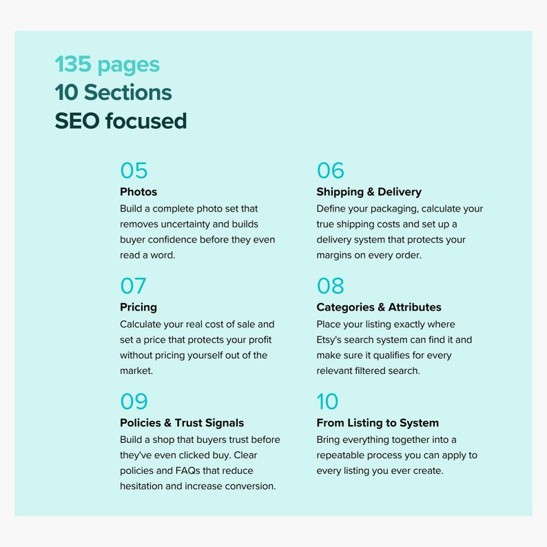 How to Sell on Etsy SEO Tips | Etsy Listing Optimization Tool | Keywords, Titles, Tags, Images, Pricing, Shipping & More | Etsy Seller Tips bild 5