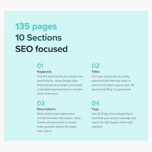How to Sell on Etsy SEO Tips | Etsy Listing Optimization Tool | Keywords, Titles, Tags, Images, Pricing, Shipping & More | Etsy Seller Tips bild 4