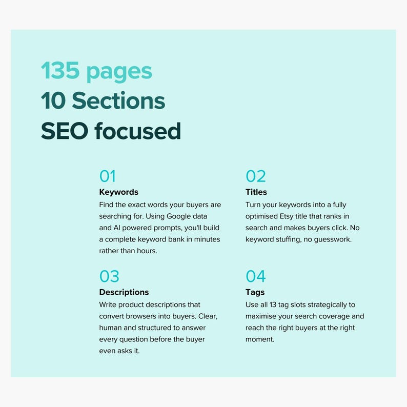 How to Sell on Etsy SEO Tips | Etsy Listing Optimization Tool | Keywords, Titles, Tags, Images, Pricing, Shipping & More | Etsy Seller Tips bild 4
