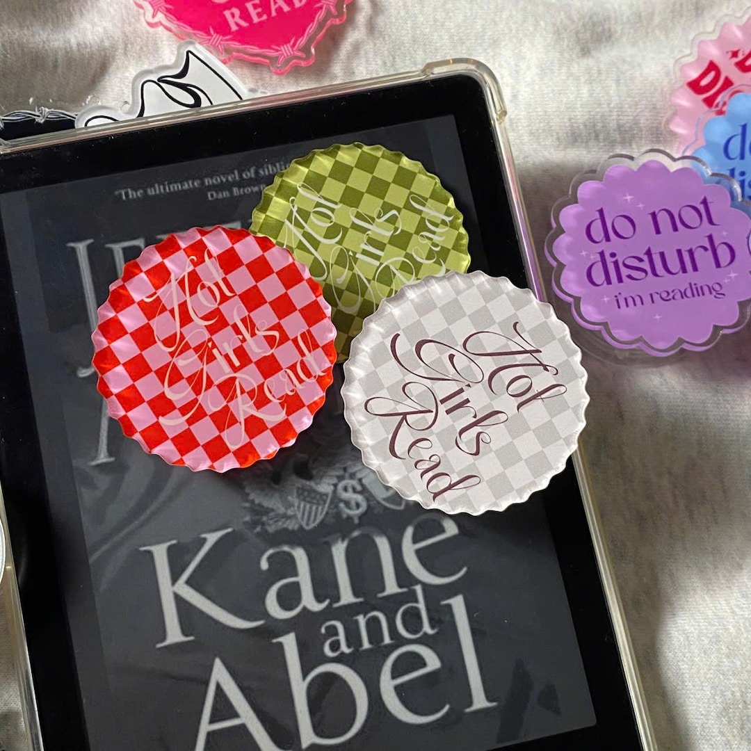 Hot Girls Read Phone Grip, Booktok Reader Popsocket Gift, Aesthetic ...