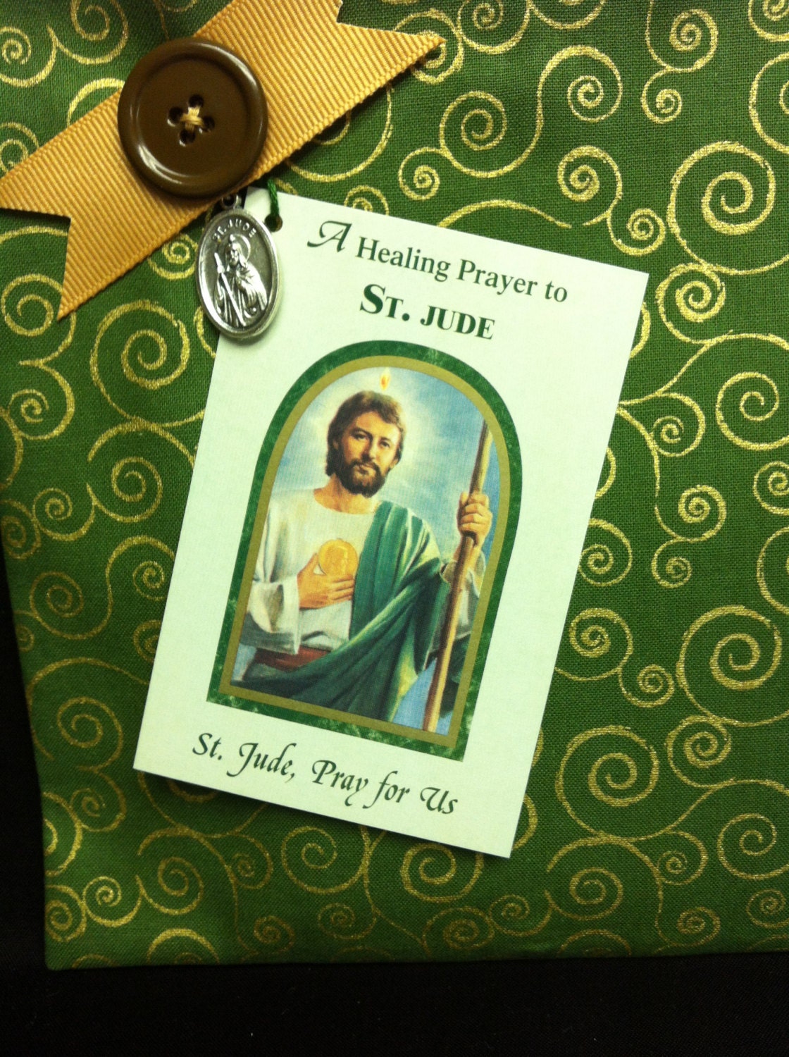 Saint Jude Prayer Pocket - Etsy